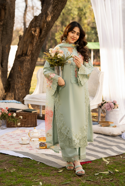 Haya Luxury Lawn | MINT GREEN