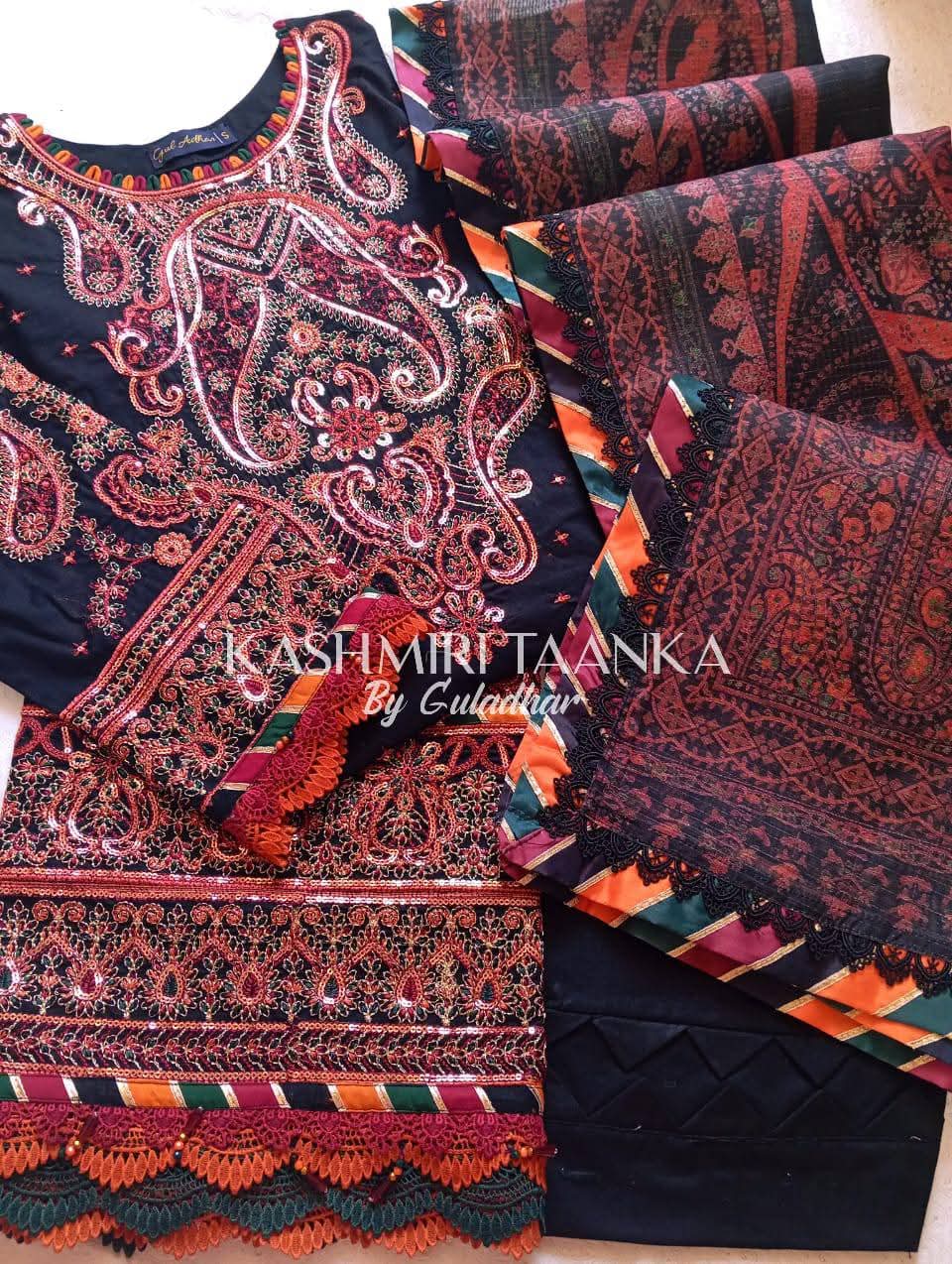 GUL ADHAR STITCHED LAWN | GA013