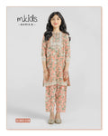 2 Piece Embroidered Lawn Suit | D.no.118 | Peach
