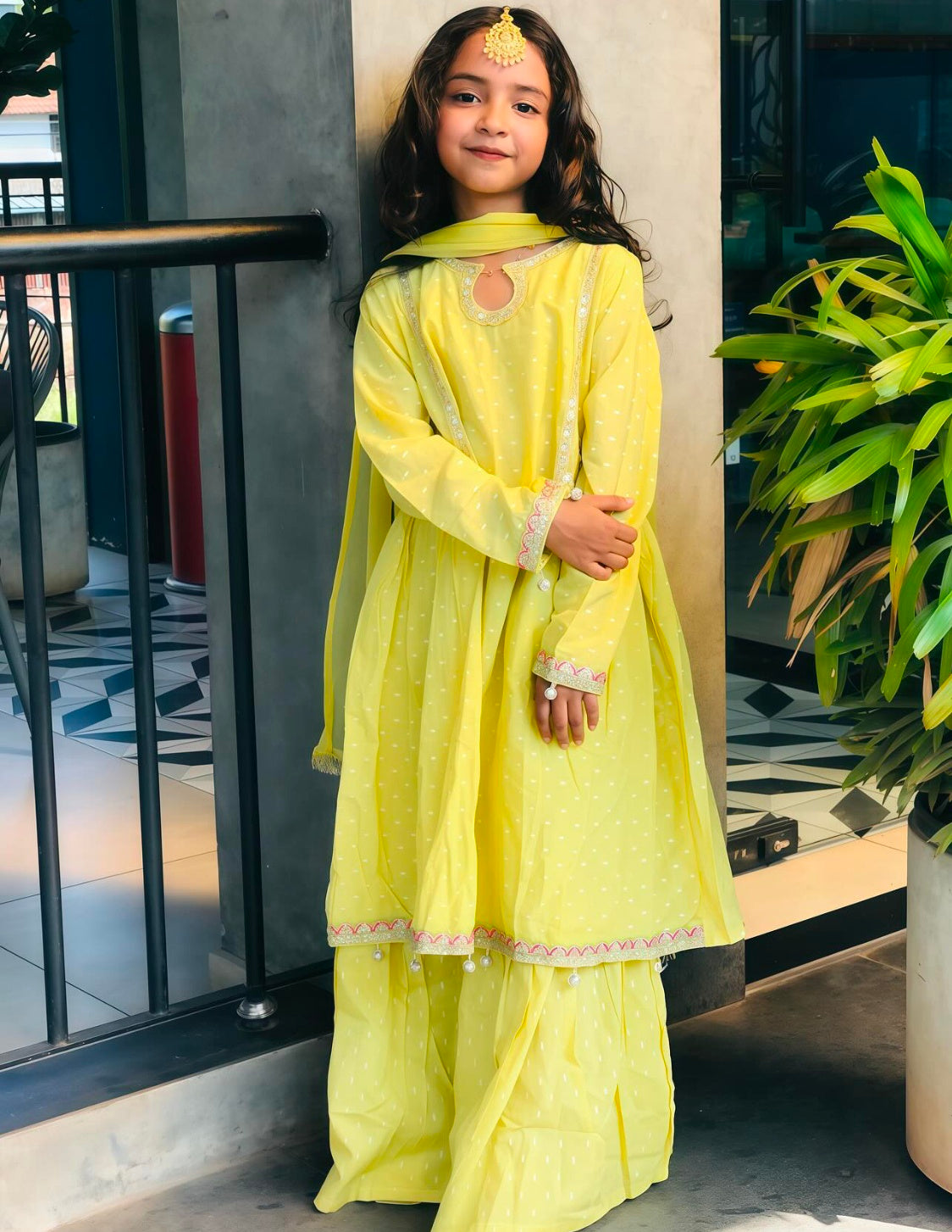3 Piece Embroidered Suit | MKD-EF24-16