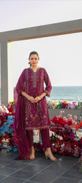 Sonheri Semi-stitched Lawn | D.no.004