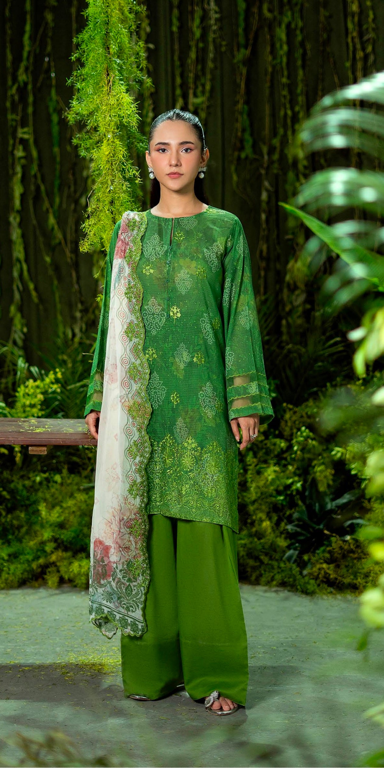 3 PC UN-STITCHED SHIRT TROUSER & DUPPATA - GMIS2512A11