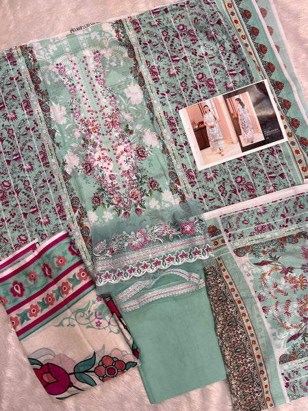 Embroidered Lawn Suit | GLB2510