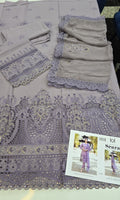 Seara Semi-stitched Lawn | D.no.003