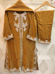 Mustard A-Line Rayon Set