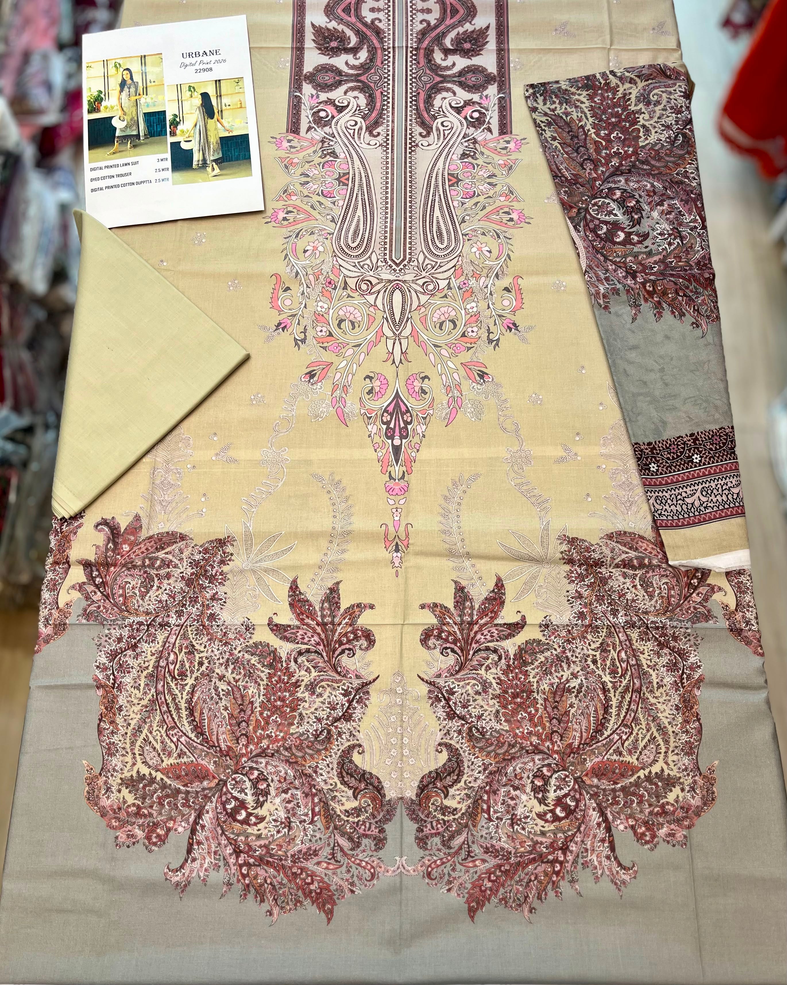 Jade Urban Premium Lawn Prints | JD - 24