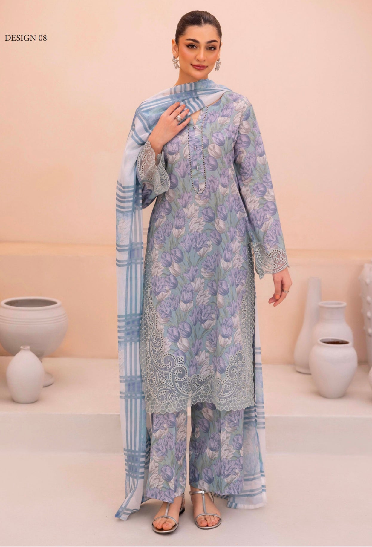 Adan's Libas Aaira| Stitched| Design 08