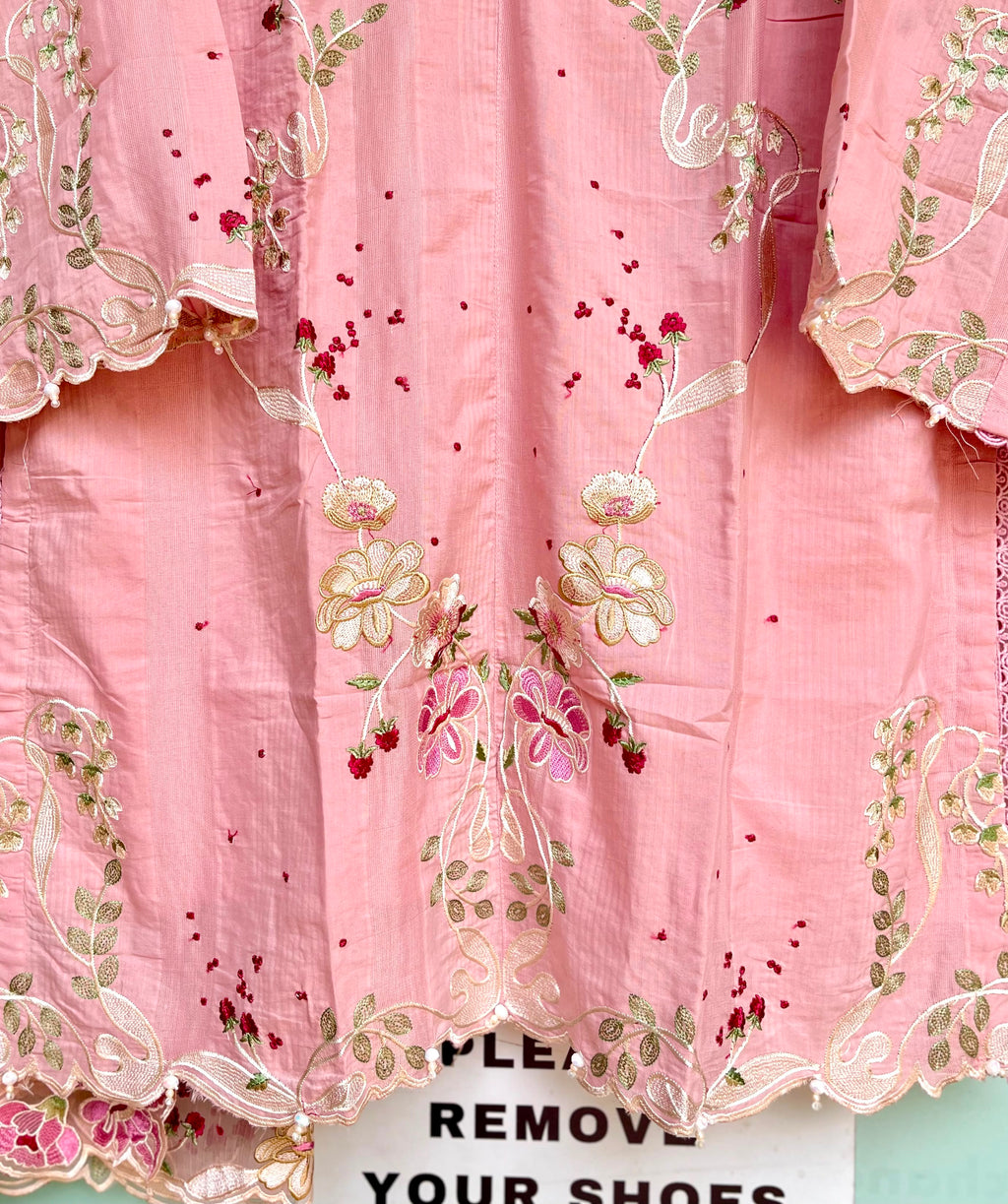 Gulbahar Co-ord Set | Pastel Pink