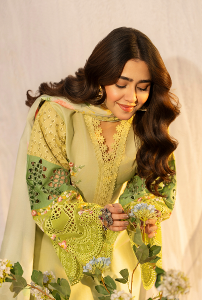 Haya Luxury Lawn | Pistachio