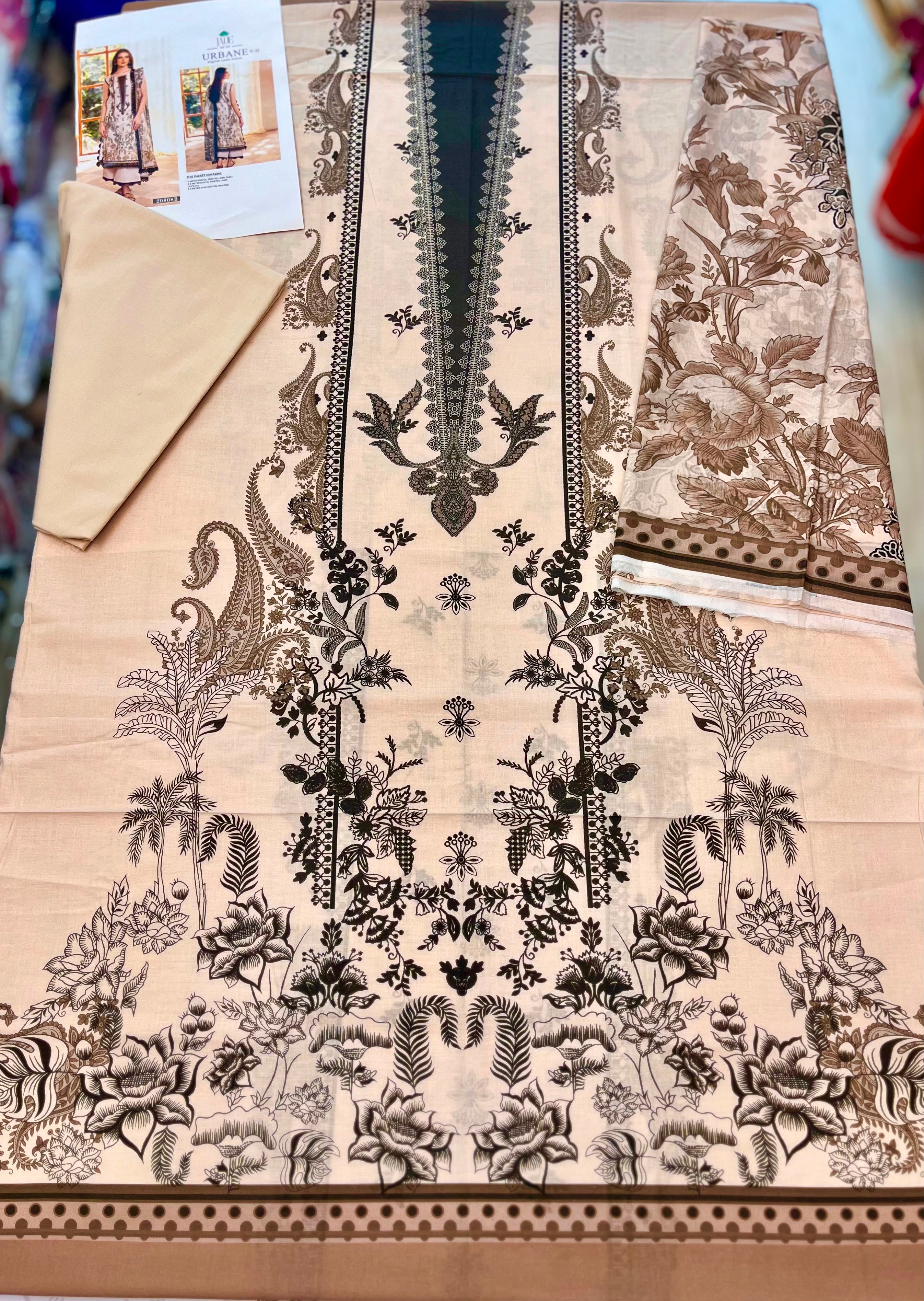 Jade Urban Premium Lawn Prints | JD - 18