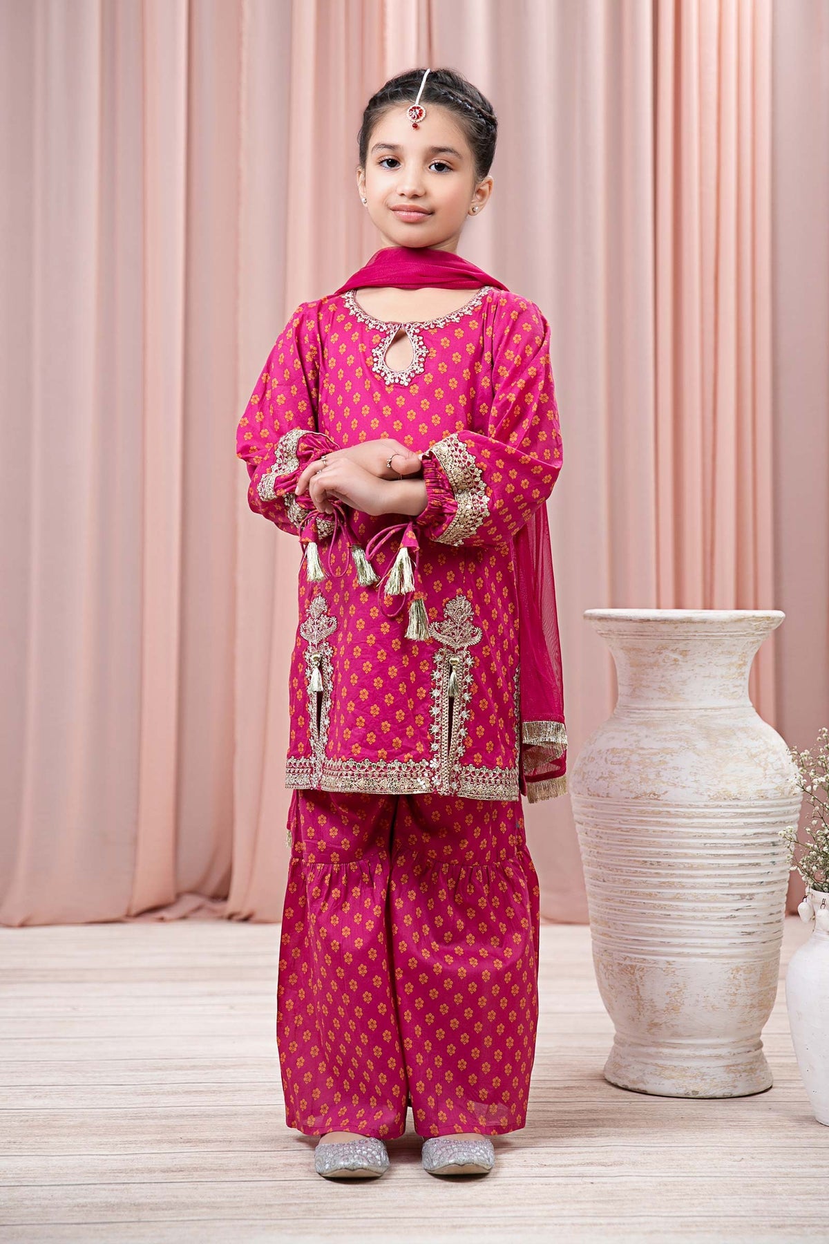 3 Piece Suit Hot Pink | MKD-EF24-15
