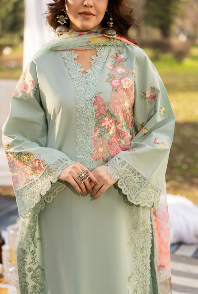 Haya Luxury Lawn | MINT GREEN