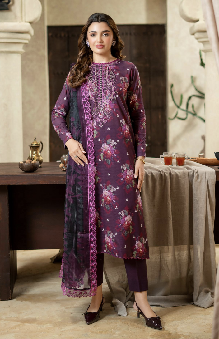 3 PC UN-STITCHED SHIRT TROUSER & DUPPATA | ART-10