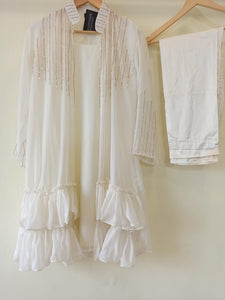 Ruffle Jacket set