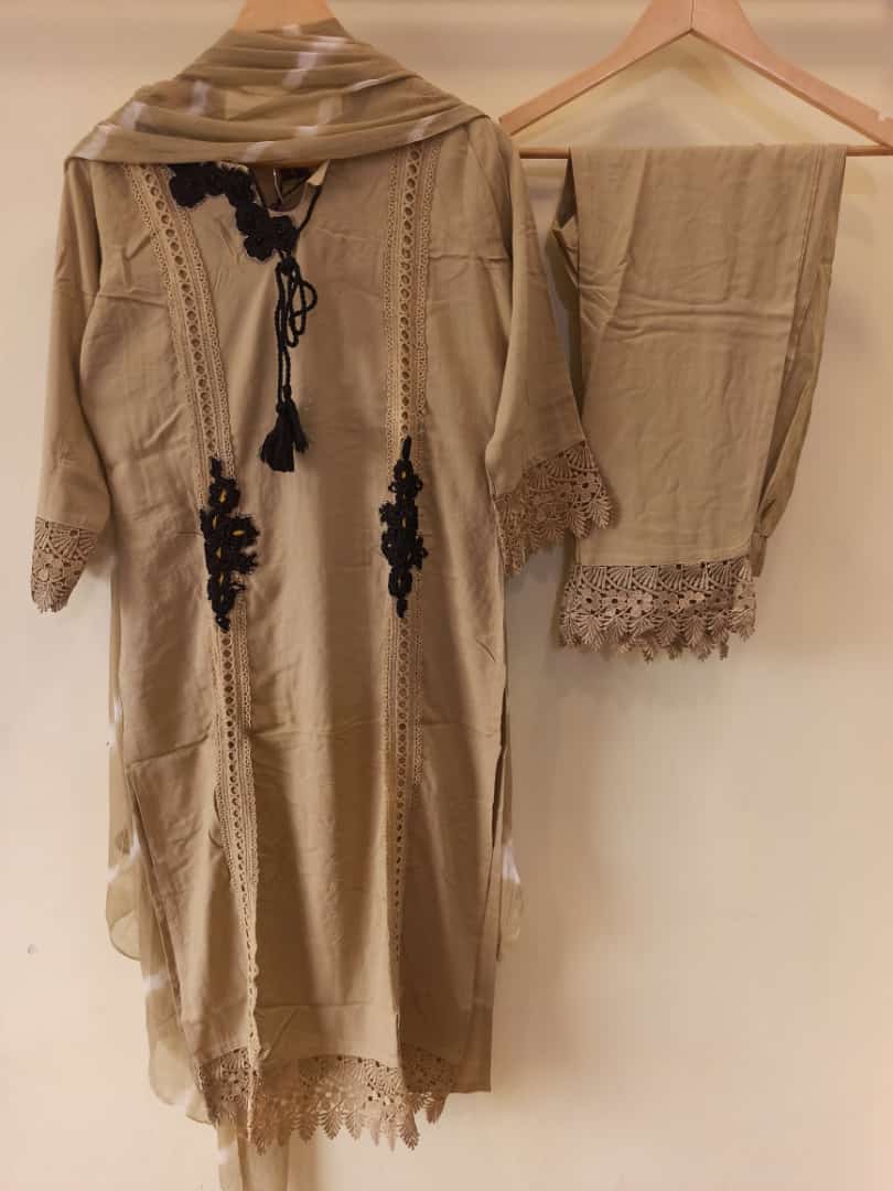 Beige Kurta Set
