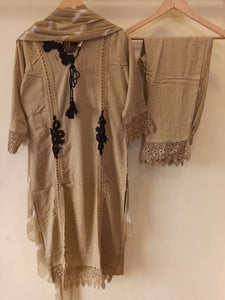 Beige Kurta Set