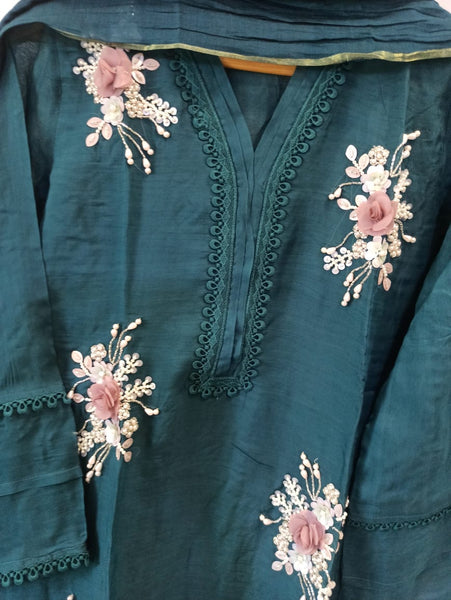 Teal Blue Tunic Set