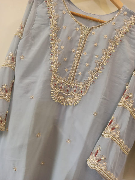 Powder Blue Pearlwork Set
