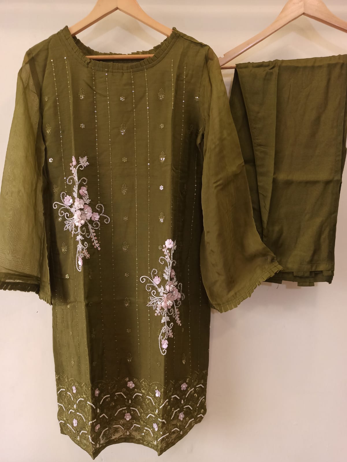 Seaweed Green Tunic Set