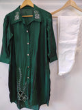 Bottle Green Tunic Set
