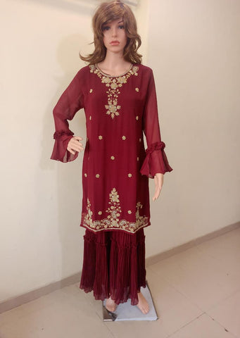 Blood Red Garara Set