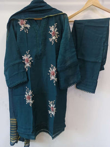 Teal Blue Tunic Set