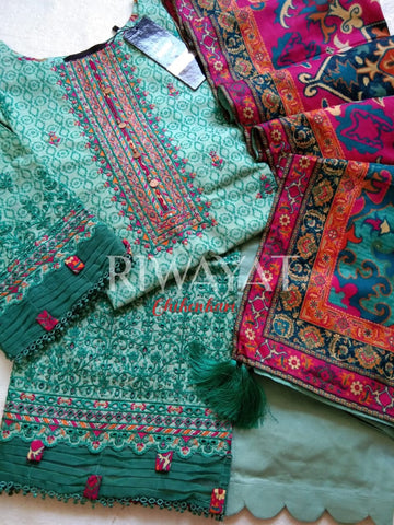 Riwayat Premium Chikankari Summer Lawn 2022